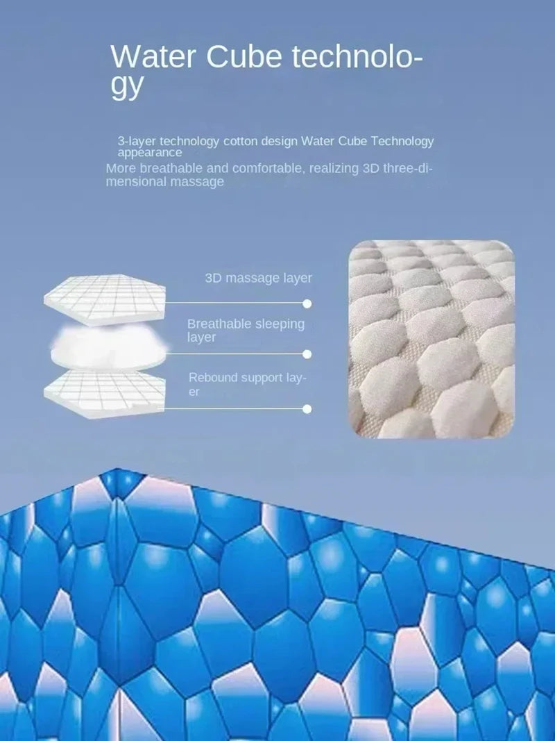 Orthopedic Cervical Support Pillow with Soybean Fiber Massage Technology for SPA Therapy